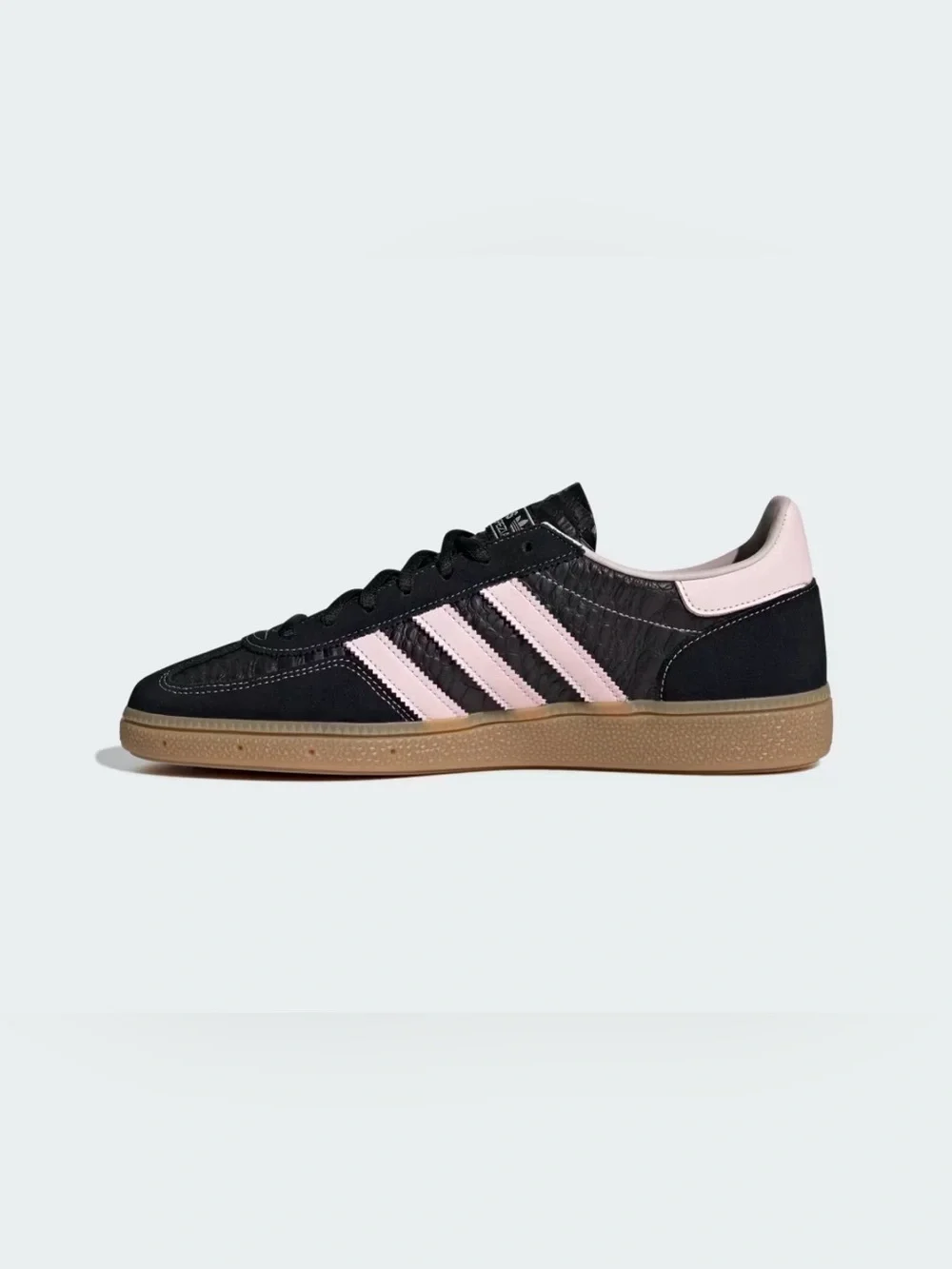 NWT Adidas Handball Spezial KH9051 Black Pink Gum Suede Sneakers M 8 / W 9